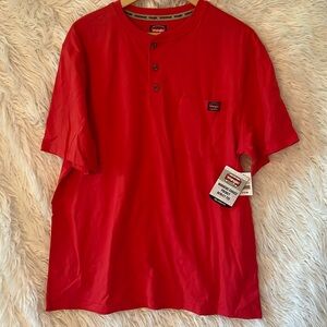 Red wrangler, workwear shirt size extra large